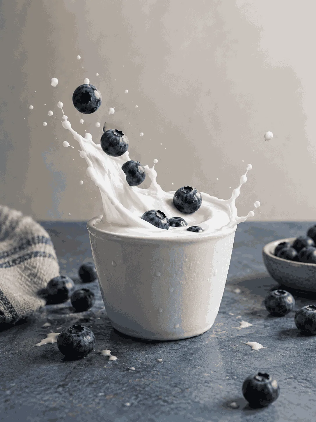Blueberry yogurt product image created with GPT Image 2.5